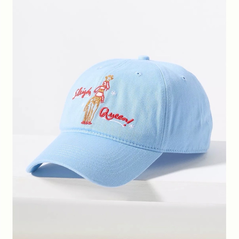 New By Anthropologie Holiday Icon Baseball Cap